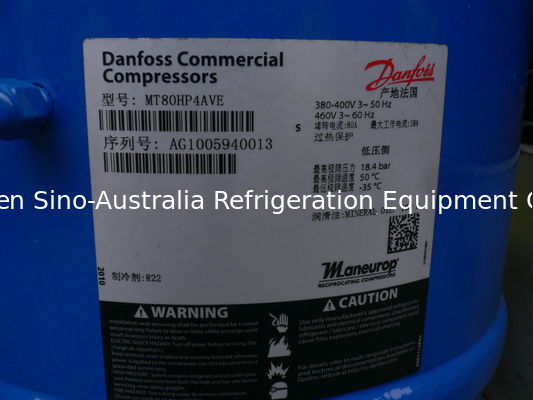 MT80 Danfoss Maneurop Reciprocating компрессор 6.7HP Reciprocating герметичный компрессор
