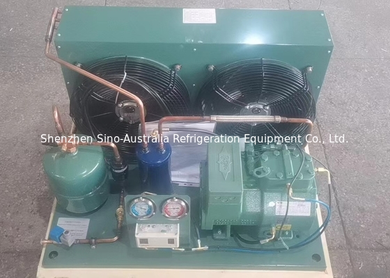 Температура блока 4FES-3Y R404a 3HP Bitzer Semi герметичным охлаженная воздухом конденсируя низкая