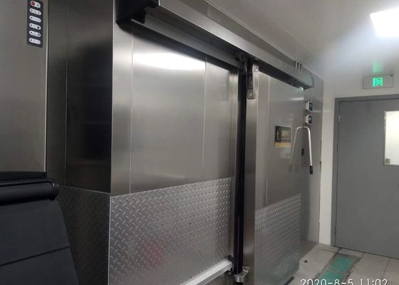 Совмещенный 304 низкого уровня и температура нержавеющей стали подгонял комнату морозильника холодную для замерли морепродуктов и мяса, который