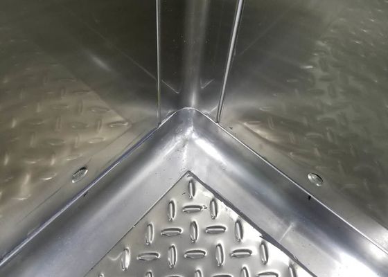 Подгонянная крутая комната замораживателя 1.0mm комнаты стальная холодная на хранение 2*3*2.6M мяса