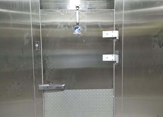 Подгонянная прикрепленная на петлях морозильника плотности охладителя 42KG/M3 взрыва двери 150mm комната стального холодная